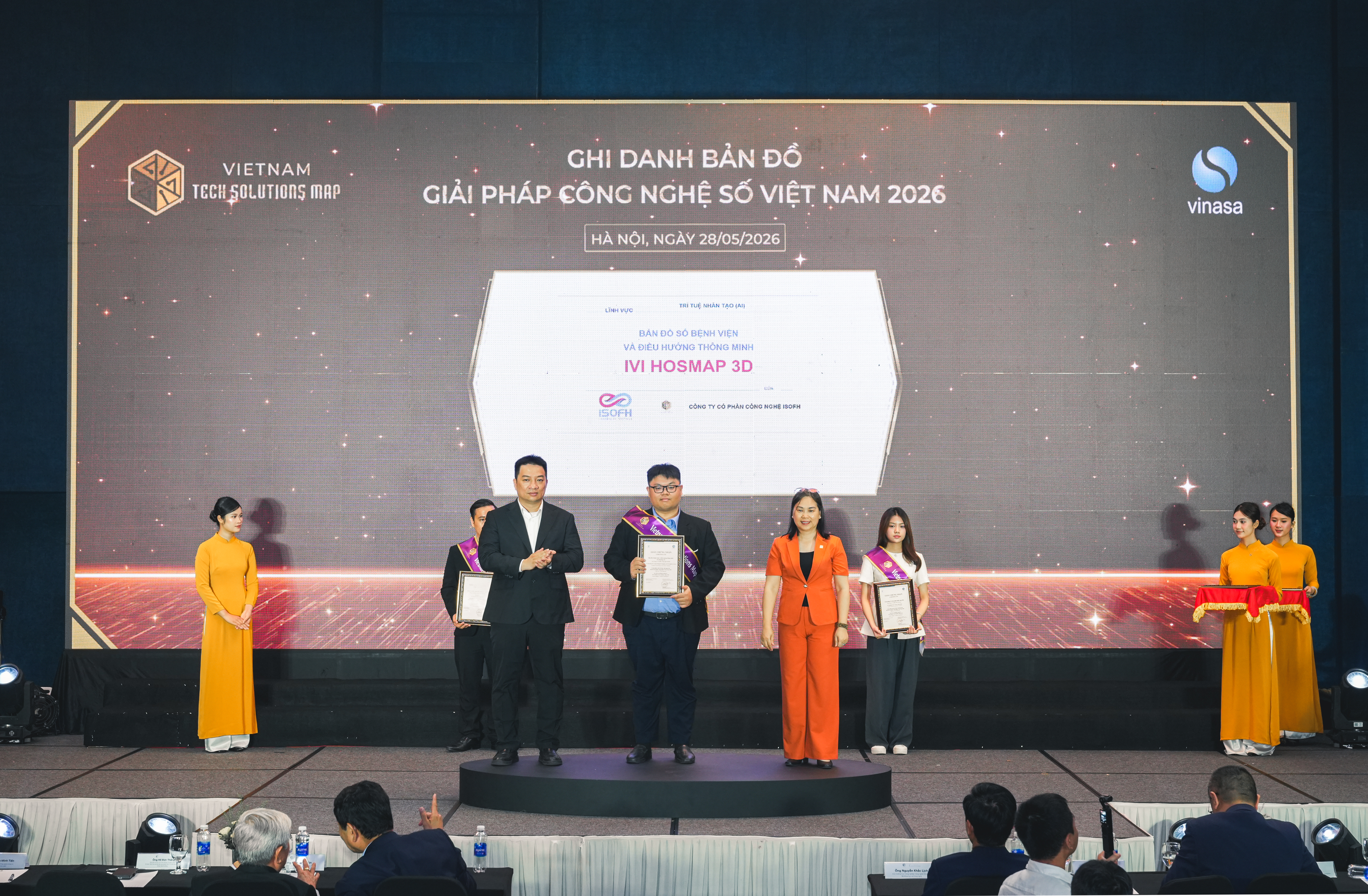 GIẢI THƯỞNG SAO KHUÊ 2026: ISOFH KHẲNG ĐỊNH VỊ THẾ CÔNG NGHỆ CHUYỂN ĐỔI SỐ Y TẾ VỚI CÚ ĐÚP DANH HIỆU TẠI SAO KHUÊ 2026