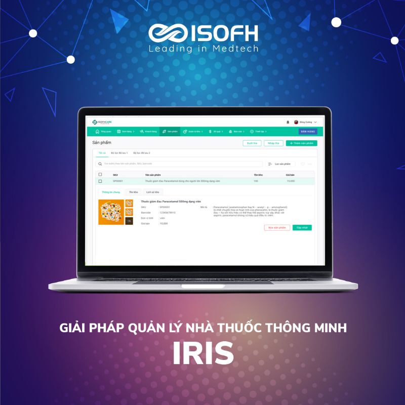 Giải pháp quản lý nhà thuốc thông minh IRIS