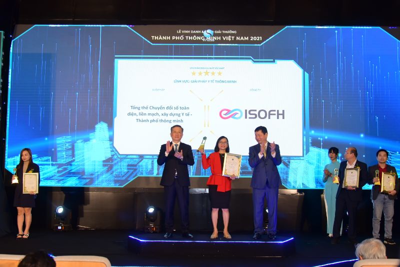 ISOFH vinh dự là giải pháp y tế thông minh được vinh danh tại giải thưởng Thành phố Thông minh 2021